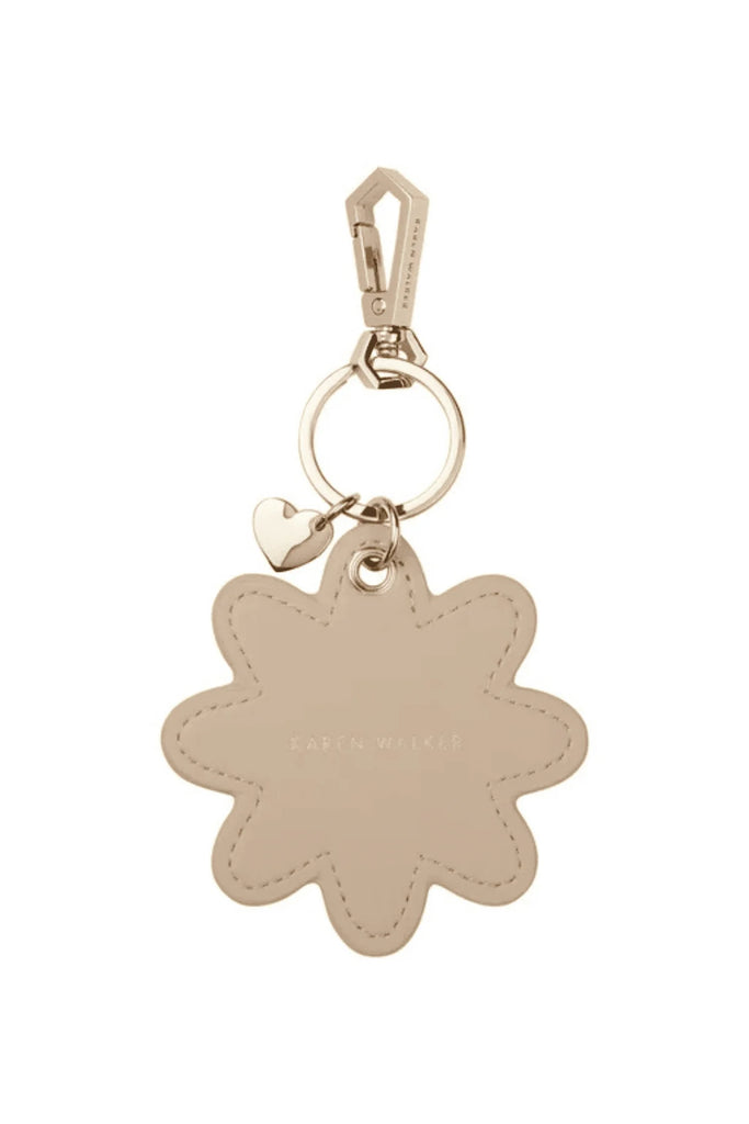 Karen Walker Daisy Keyring - Macadamia/Sage