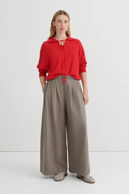 Kowtow Drape Pant - Flint