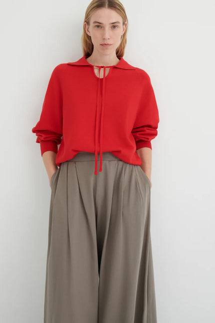 Kowtow Drape Pant - Flint