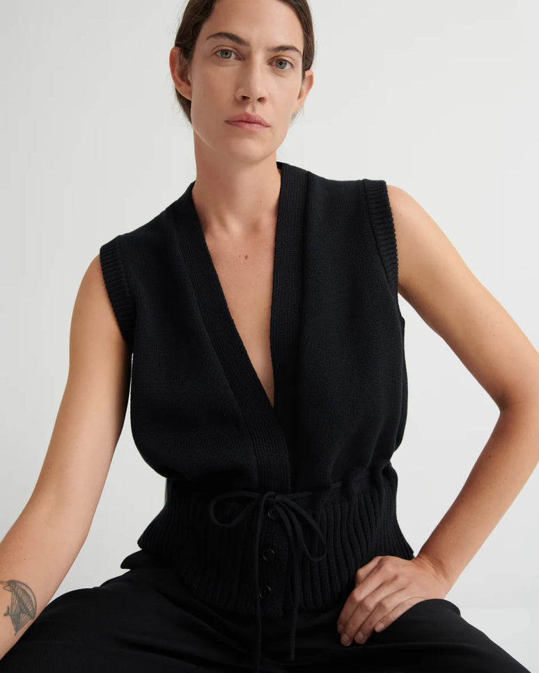 Kowtow Elworthy Vest - Black