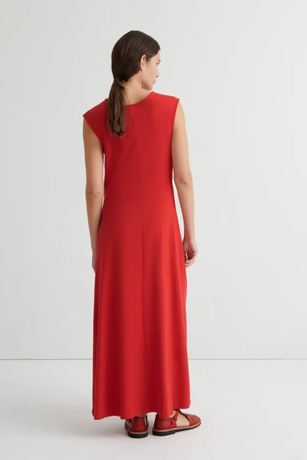 Kowtow Ember Dress - Poppy Red