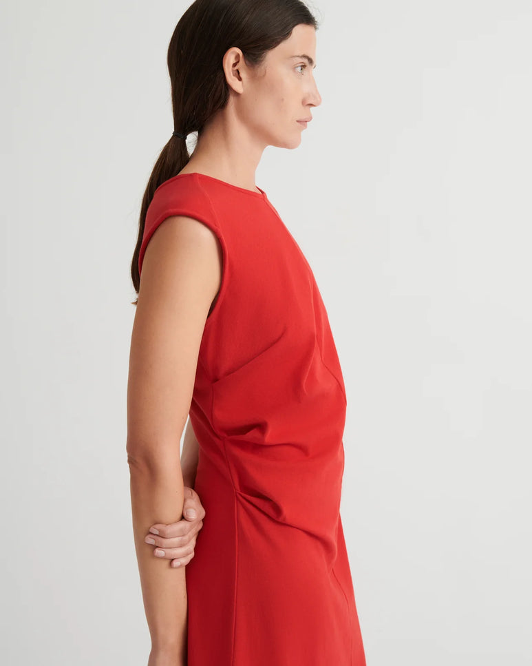 Kowtow Ember Dress - Poppy Red