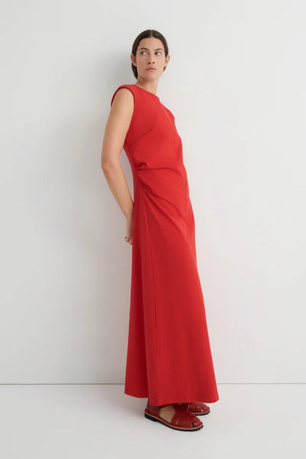 Kowtow Ember Dress - Poppy Red