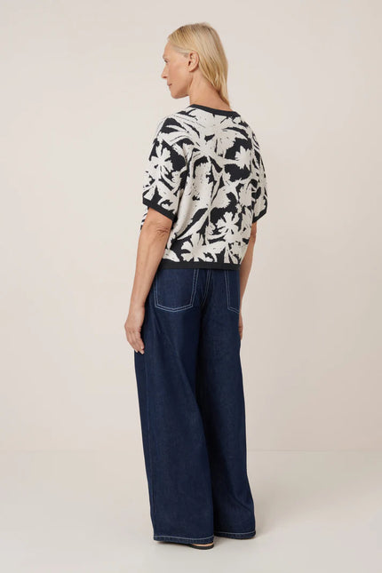 Kowtow Etched Top - Etched Jacquard
