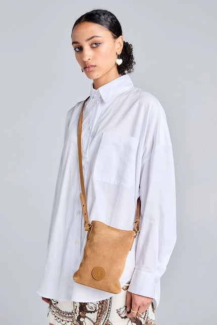 Karen Walker Rider Mini Pouch - Tan