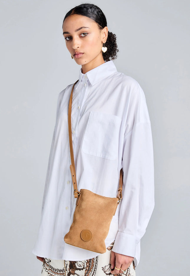 Karen Walker Rider Mini Pouch - Tan