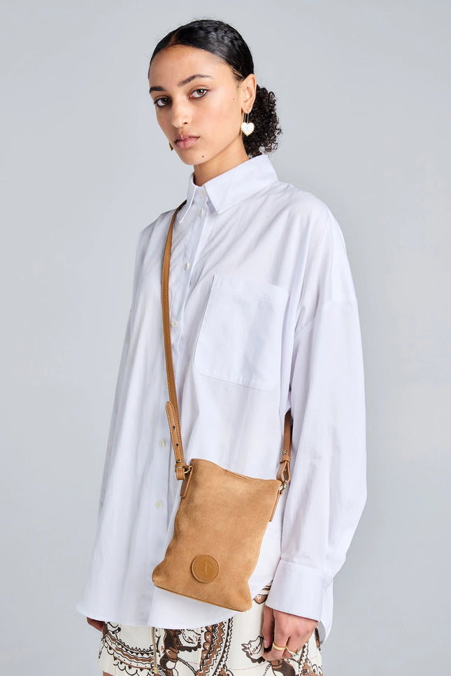 Karen Walker Rider Mini Pouch - Tan