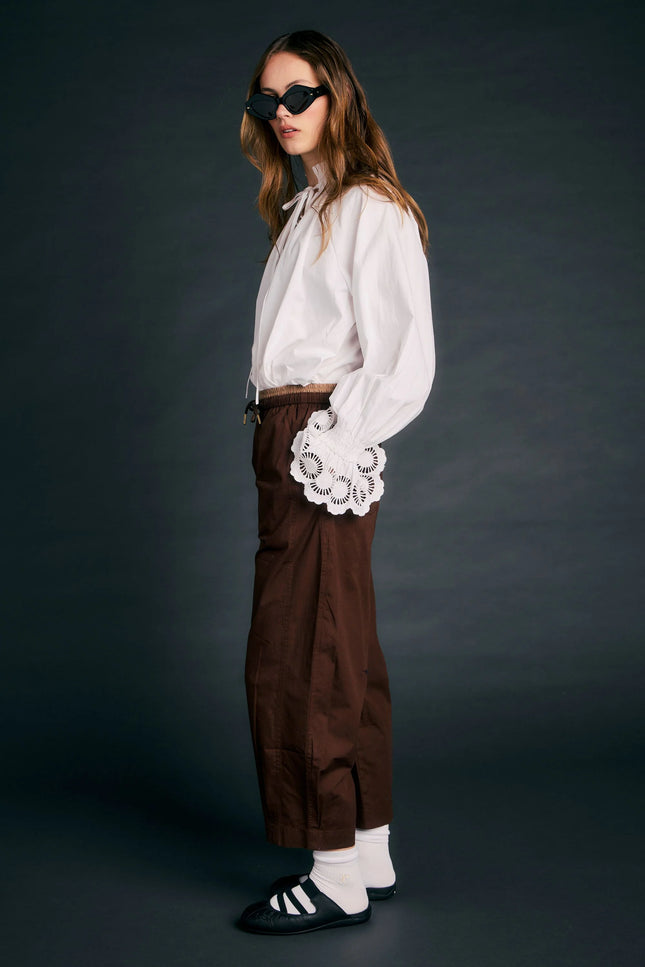 Karen Walker Maverick Pants - Chocolate