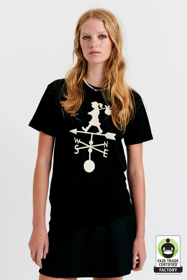 Karen Walker Weather Shop T-Shirt - Black