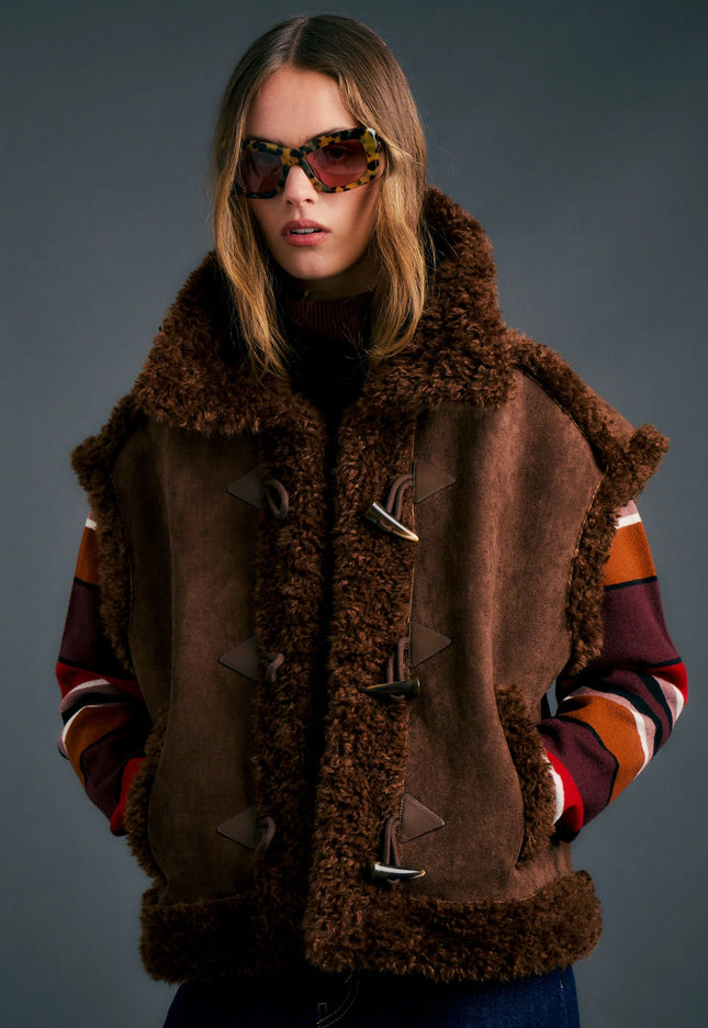 Karen Walker Village Vest - Chocolate