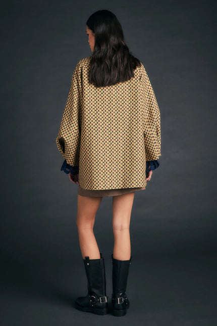 Karen Walker Tiller Jacket - Tan/Multi