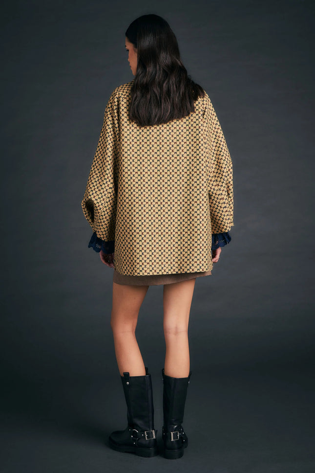 Karen Walker Tiller Jacket - Tan/Multi