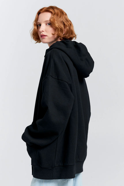Karen Walker Oversized Hoodie - Black