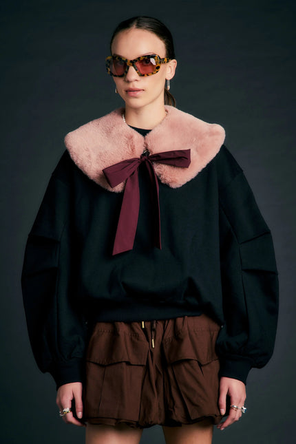 Karen Walker Runaway Collar - Dusty Rose