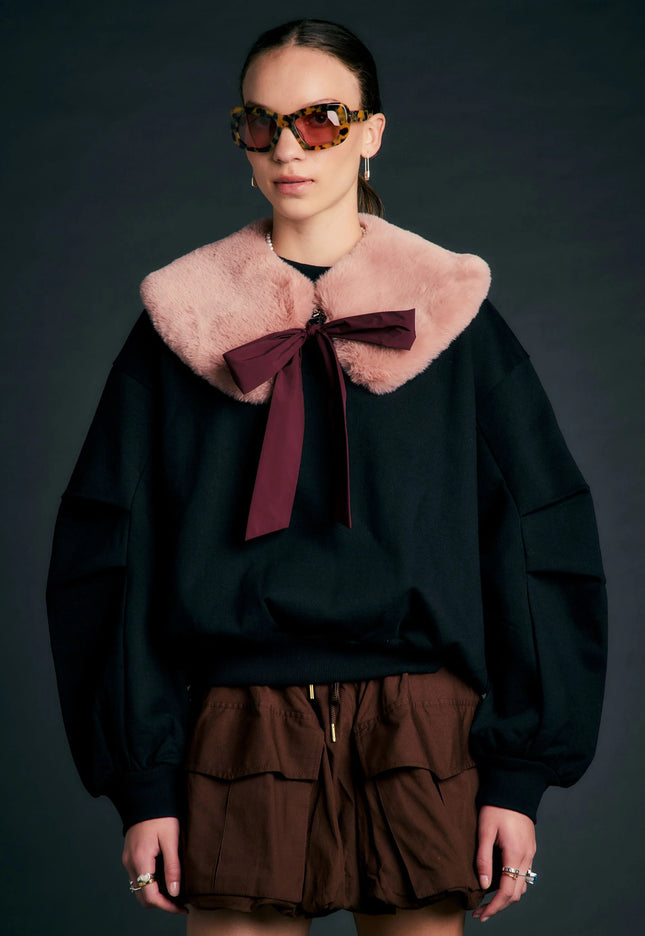 Karen Walker Runaway Collar - Dusty Rose