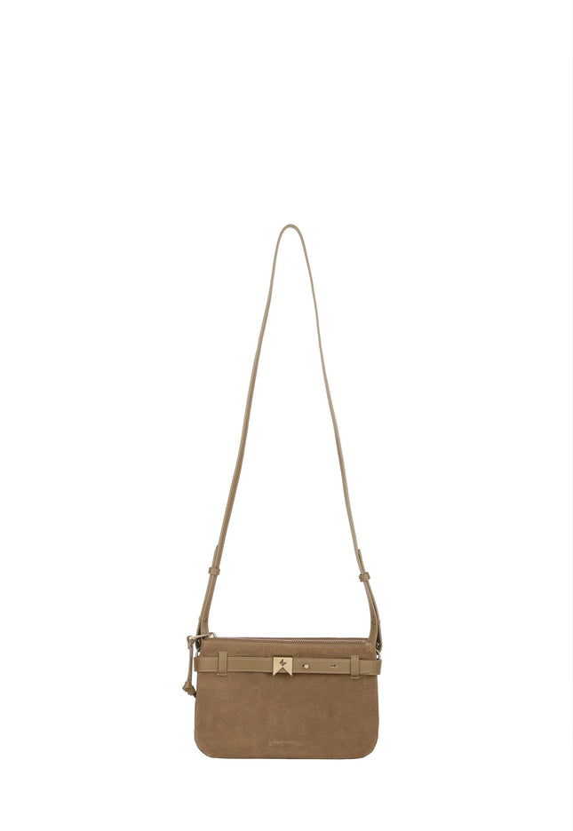 Karen Walker Rider Double Zip Pouch - Olive