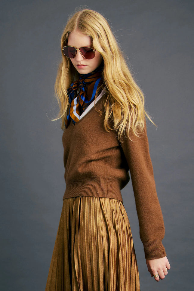 Karen Walker Colette Sweater - Tan