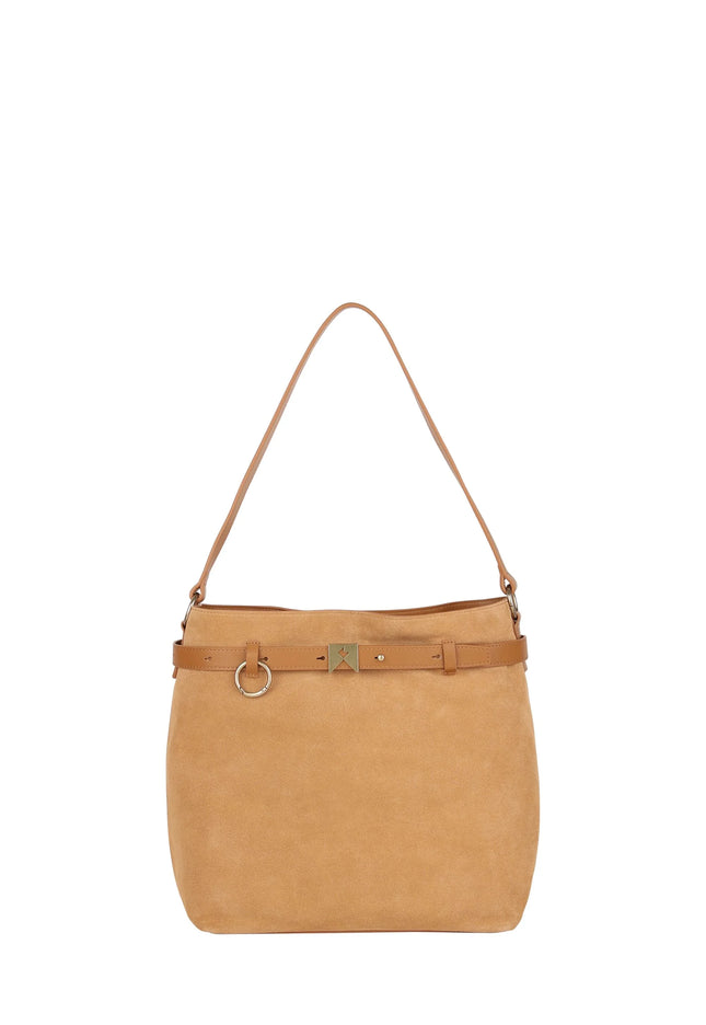 Karen Walker Rider Bucket Bag - Tan