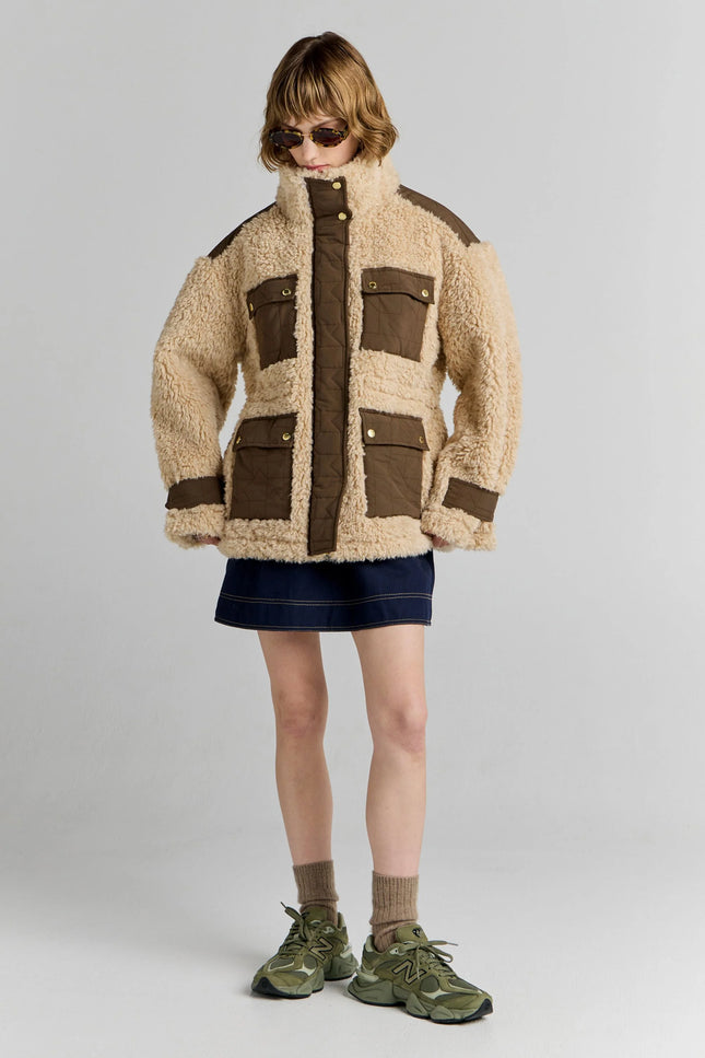 Karen Walker Summit Jacket - Natural/Brown