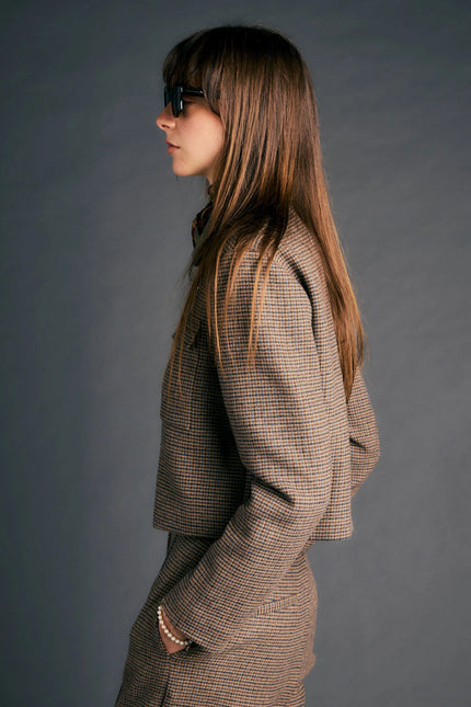 Karen Walker Landing Jacket - Brown/Multi