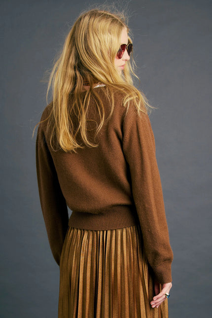 Karen Walker Colette Sweater - Tan