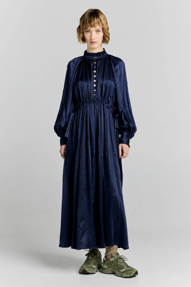Karen Walker Deluge Dress - Royal Navy