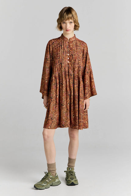 Karen Walker Glaze Dress - Burgundy Multi