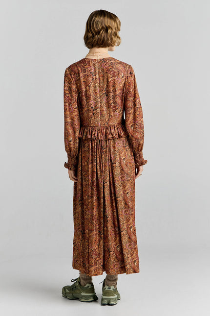 Karen Walker Halo Dress - Burgundy Multi