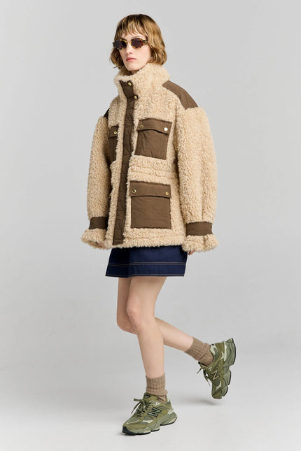 Karen Walker Summit Jacket - Natural/Brown