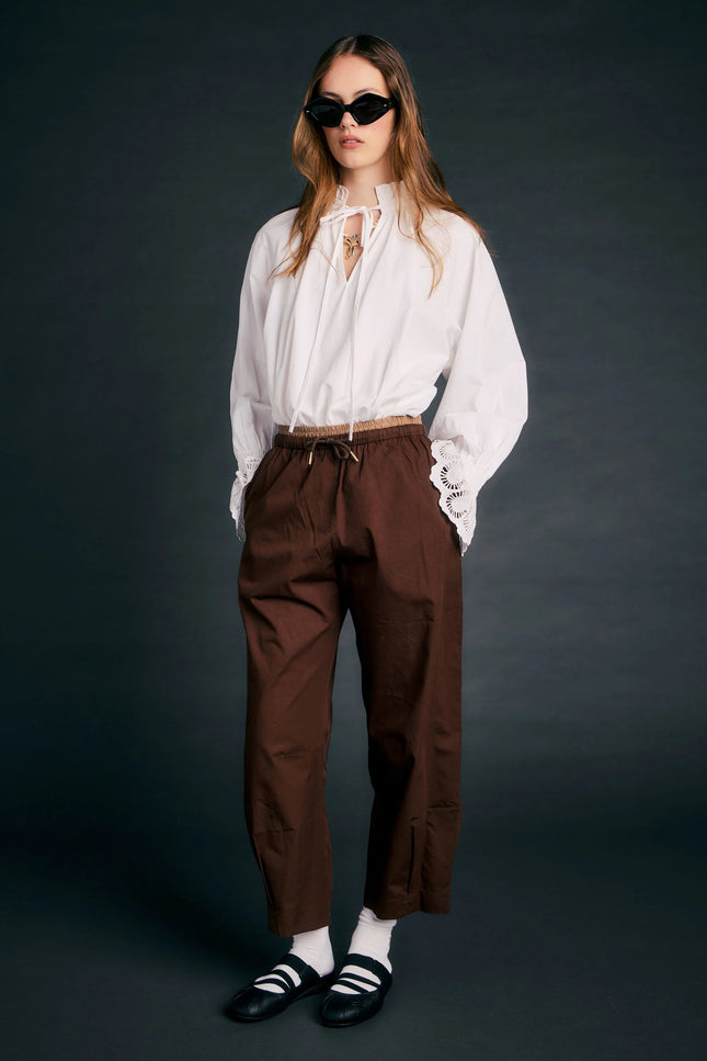 Karen Walker Maverick Pants - Chocolate