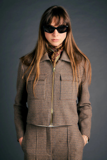 Karen Walker Landing Jacket - Brown/Multi