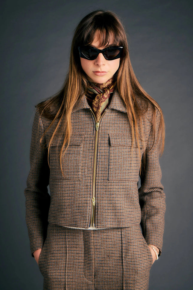Karen Walker Landing Jacket - Brown/Multi