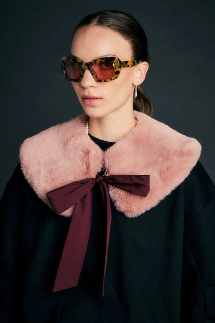 Karen Walker Runaway Collar - Dusty Rose