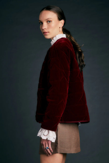 Karen Walker Ashford Jacket - Merlot