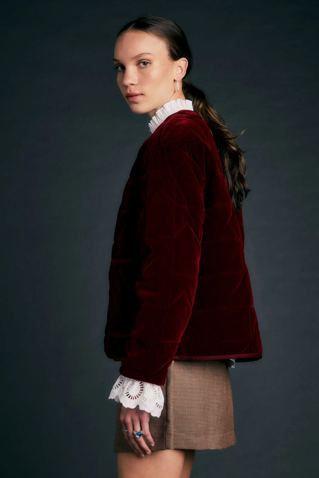 Karen Walker Ashford Jacket - Merlot