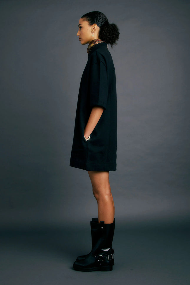 Karen Walker Runaway Academy Dress - Black/Gold