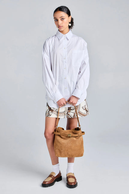 Karen Walker Rider Bucket Bag - Tan