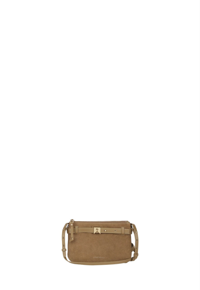 Karen Walker Rider Double Zip Pouch - Olive