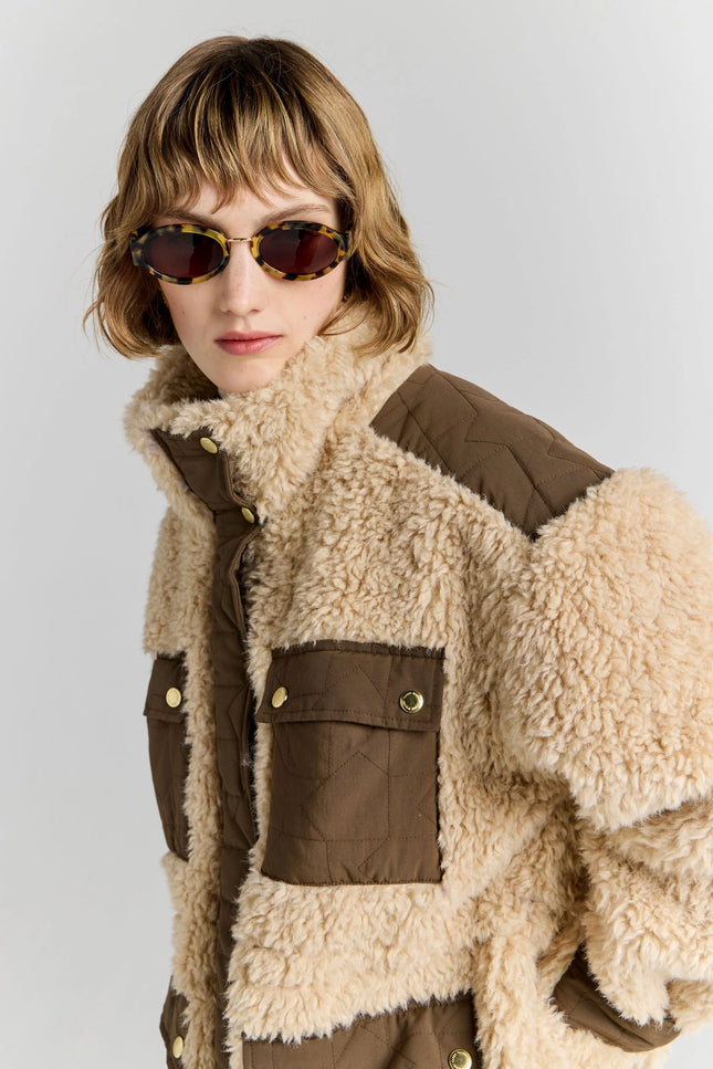 Karen Walker Summit Jacket - Natural/Brown