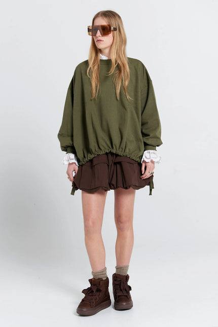 Karen Walker Fraternity Sweatshirt - Hunter Green