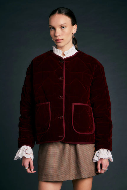 Karen Walker Ashford Jacket - Merlot
