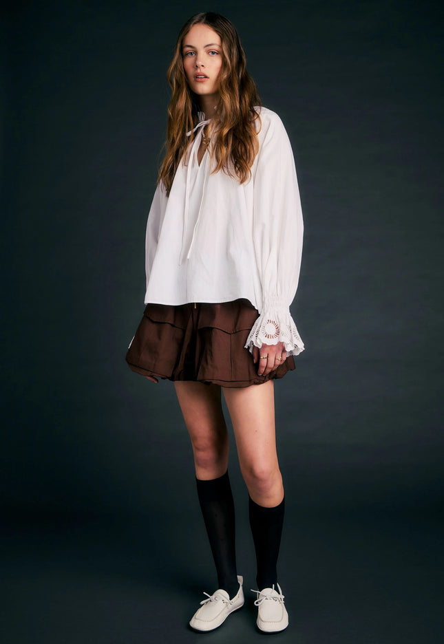 Karen Walker Ivy Blouse - White