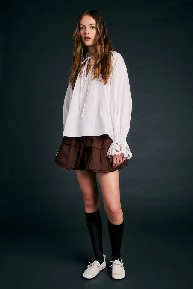 Karen Walker Ivy Blouse - White
