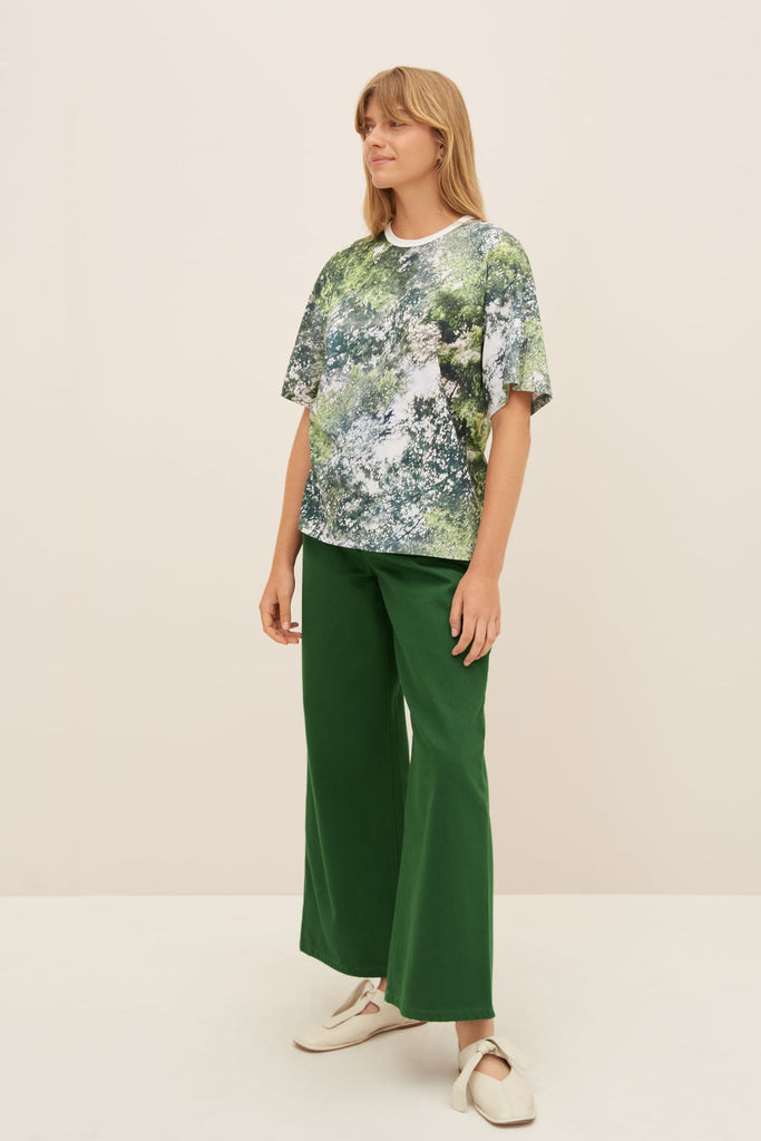 Kowtow Foliage Tee - Greens BACK IN STOCK