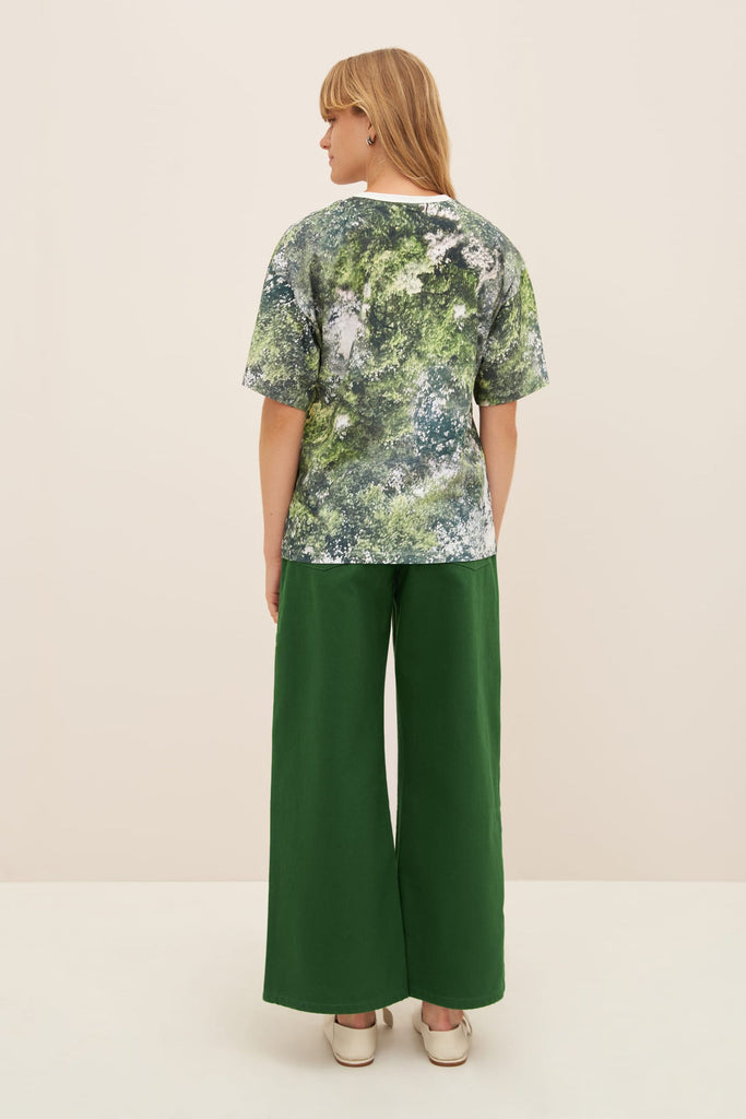 Kowtow Foliage Tee - Greens BACK IN STOCK