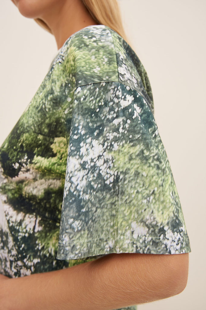 Kowtow Foliage Tee - Greens BACK IN STOCK