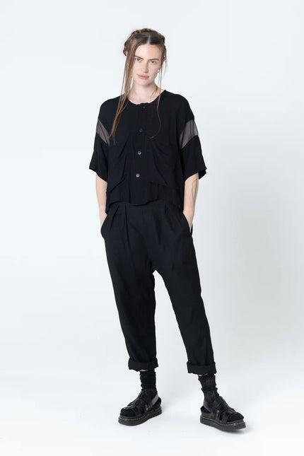 Company of Strangers Glaze Trackie ~ Black