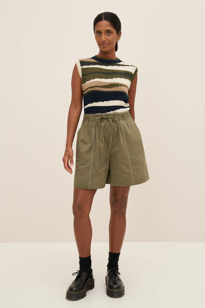 Kowtow Goodall Shorts - Vetiver