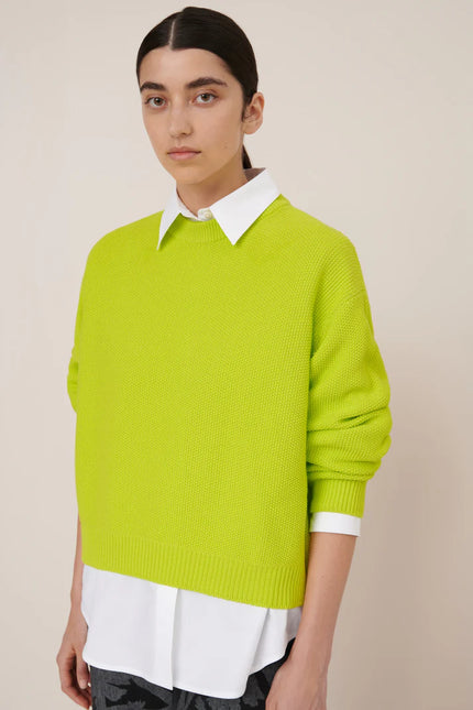 Kowtow Hero Crew - Fluro Yellow
