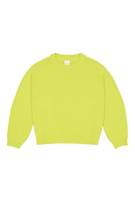 Kowtow Hero Crew - Fluro Yellow